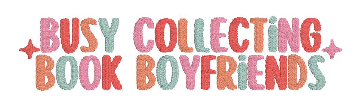Busy Collecting Book Boyfriends Embroidered Shirt | Funny Reader Gildan Tee | Custom Shirt Color