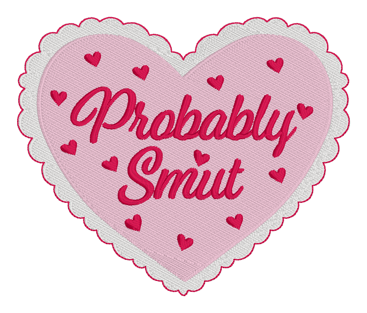 Probably Smut Embroidered Shirt | Funny Romance Reader Gildan Tee | Custom Shirt Color