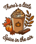 There’s a Little Spice in the Air Embroidered Shirt | Fall Pumpkin Spice Gildan Tee | Custom Shirt Color