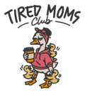 Tired Moms Club Goose Embroidered Shirt | Funny Mom Gildan Tee | Custom Shirt Color